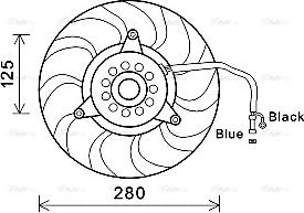 Ava Quality Cooling AI 7503 - Ventola, Raffreddamento motore www.autoricambit.com