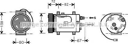 Ava Quality Cooling AI K177 - Compressore, Climatizzatore www.autoricambit.com