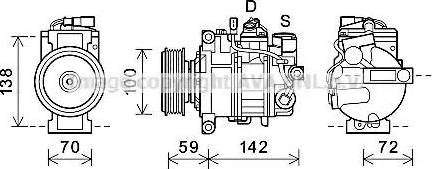 Ava Quality Cooling AIAK388 - Compressore, Climatizzatore www.autoricambit.com