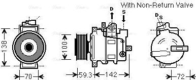 Ava Quality Cooling AIAK334 - Compressore, Climatizzatore www.autoricambit.com