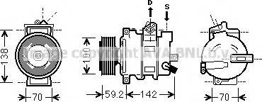 Ava Quality Cooling AIAK337 - Compressore, Climatizzatore www.autoricambit.com