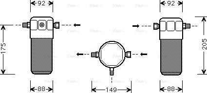 Ava Quality Cooling AI D032 - Essiccatore, Climatizzatore www.autoricambit.com