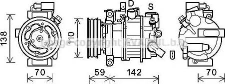 Ava Quality Cooling AIK402 - Compressore, Climatizzatore www.autoricambit.com