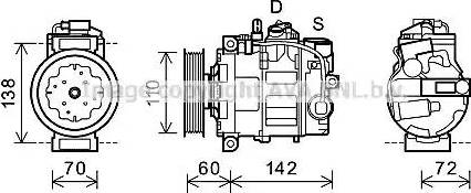 Ava Quality Cooling AIK344 - Compressore, Climatizzatore www.autoricambit.com