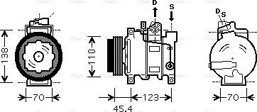 Ava Quality Cooling AI K261 - Compressore, Climatizzatore www.autoricambit.com