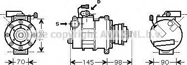 Ava Quality Cooling AI K288 - Compressore, Climatizzatore www.autoricambit.com