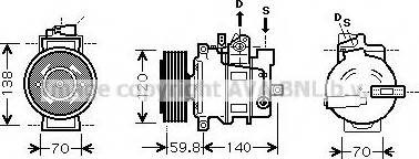 Ava Quality Cooling AI K278 - Compressore, Climatizzatore www.autoricambit.com