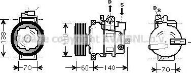 Ava Quality Cooling AI K272 - Compressore, Climatizzatore www.autoricambit.com