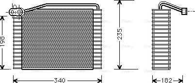 Ava Quality Cooling AI V142 - Evaporatore, Climatizzatore www.autoricambit.com