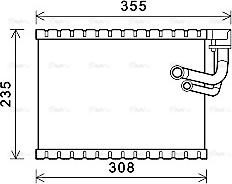 Ava Quality Cooling AIV326 - Evaporatore, Climatizzatore www.autoricambit.com
