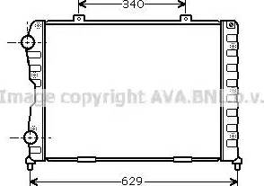 Ava Quality Cooling AL 2089 - Radiatore, Raffreddamento motore www.autoricambit.com