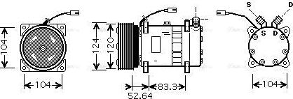 Ava Quality Cooling ALAK095 - Compressore, Climatizzatore www.autoricambit.com