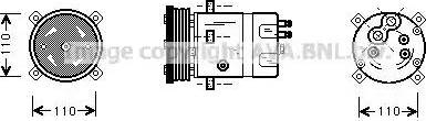 Ava Quality Cooling ALAK071 - Compressore, Climatizzatore www.autoricambit.com