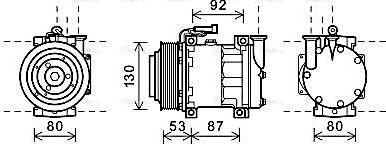 Ava Quality Cooling ALAK122 - Compressore, Climatizzatore www.autoricambit.com