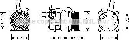 Ava Quality Cooling AL K090 - Compressore, Climatizzatore www.autoricambit.com