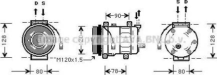 Ava Quality Cooling AL K010 - Compressore, Climatizzatore www.autoricambit.com