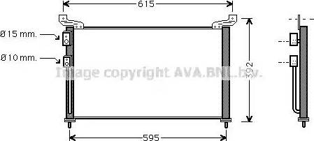 Ava Quality Cooling AU 5136 - Condensatore, Climatizzatore www.autoricambit.com