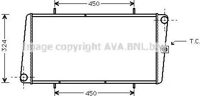 Ava Quality Cooling AU 2025 - Radiatore, Raffreddamento motore www.autoricambit.com