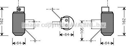 Ava Quality Cooling AU D159 - Essiccatore, Climatizzatore www.autoricambit.com