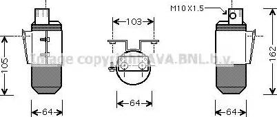 Ava Quality Cooling AU D170 - Essiccatore, Climatizzatore www.autoricambit.com