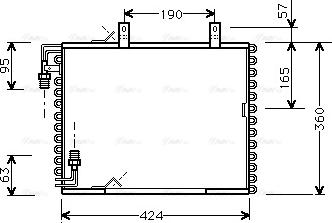 Ava Quality Cooling BW 5147 - Condensatore, Climatizzatore www.autoricambit.com