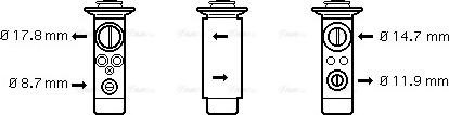 Ava Quality Cooling BW 1239 - Valvola ad espansione, Climatizzatore www.autoricambit.com