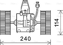 Ava Quality Cooling BW8491 - Ventilatore abitacolo www.autoricambit.com