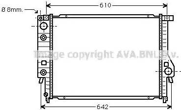 Ava Quality Cooling BW 2097 - Radiatore, Raffreddamento motore www.autoricambit.com