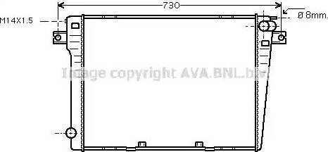 Ava Quality Cooling BW 2109 - Radiatore, Raffreddamento motore www.autoricambit.com