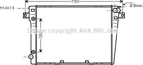 Ava Quality Cooling BW 2107 - Radiatore, Raffreddamento motore www.autoricambit.com