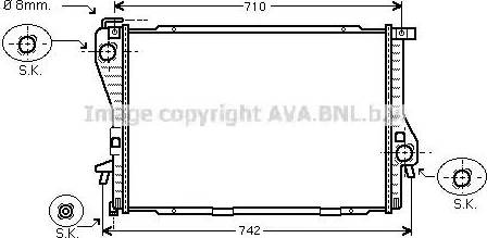 Ava Quality Cooling BW 2301 - Radiatore, Raffreddamento motore www.autoricambit.com