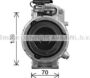 Ava Quality Cooling BWK619 - Compressore, Climatizzatore www.autoricambit.com