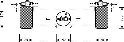 Ava Quality Cooling BW D021 - Essiccatore, Climatizzatore www.autoricambit.com