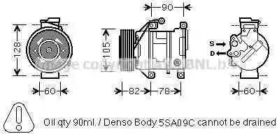 Ava Quality Cooling BW K316 - Compressore, Climatizzatore www.autoricambit.com