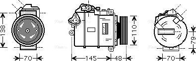 Ava Quality Cooling BW K317 - Compressore, Climatizzatore www.autoricambit.com