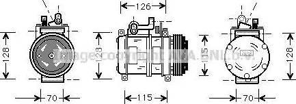 Ava Quality Cooling BW K227 - Compressore, Climatizzatore www.autoricambit.com