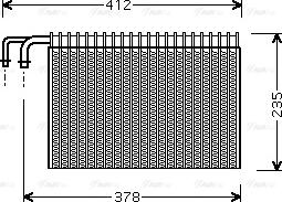 Ava Quality Cooling BW V269 - Evaporatore, Climatizzatore www.autoricambit.com