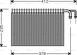 Ava Quality Cooling BW V268 - Evaporatore, Climatizzatore www.autoricambit.com