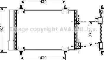 Ava Quality Cooling CN5283D - Condensatore, Climatizzatore www.autoricambit.com