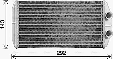 Ava Quality Cooling CN6338 - Scambiatore calore, Riscaldamento abitacolo www.autoricambit.com