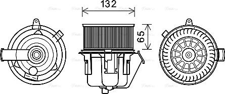 Ava Quality Cooling CN8302 - Ventilatore abitacolo www.autoricambit.com