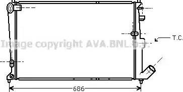 Ava Quality Cooling CN 2090 - Radiatore, Raffreddamento motore www.autoricambit.com