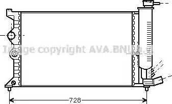 Ava Quality Cooling CN 2067 - Radiatore, Raffreddamento motore www.autoricambit.com