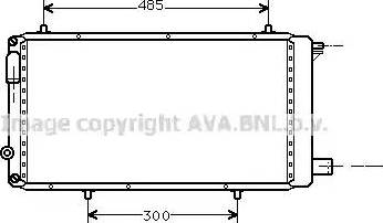 Ava Quality Cooling CN 2073 - Radiatore, Raffreddamento motore www.autoricambit.com