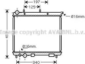 Ava Quality Cooling CN 2187 - Radiatore, Raffreddamento motore www.autoricambit.com