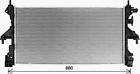 Ava Quality Cooling CN2320 - Radiatore, Raffreddamento motore www.autoricambit.com