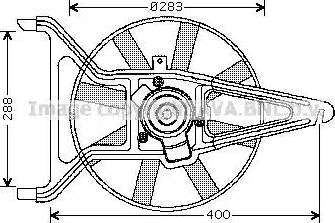 Ava Quality Cooling CN 7542 - Ventola, Raffreddamento motore www.autoricambit.com