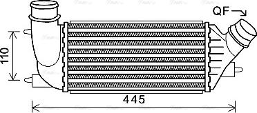 Ava Quality Cooling CNA4270 - Intercooler www.autoricambit.com