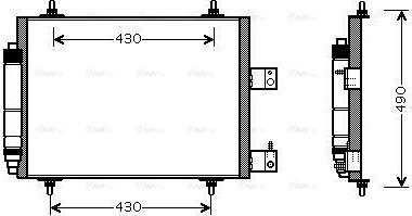 Ava Quality Cooling CNA5213D - Condensatore, Climatizzatore www.autoricambit.com