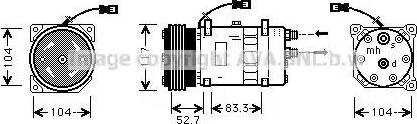 Ava Quality Cooling CN K222 - Compressore, Climatizzatore www.autoricambit.com